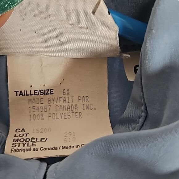 Robert Allen Boy's Shirt, Waist Coat Vest & Tie Navy Blue Size 6 - Picture 5 of 16